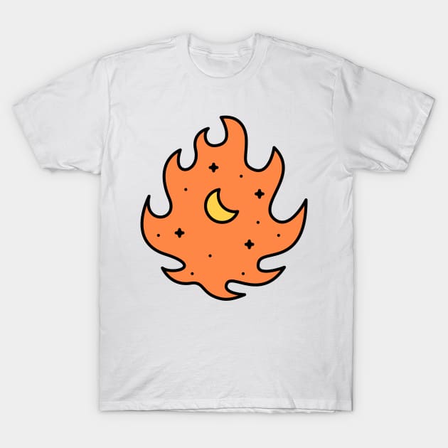 Bonfire T-Shirt by polkamdesign